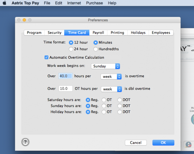 Learn how to set up TimeCard®.