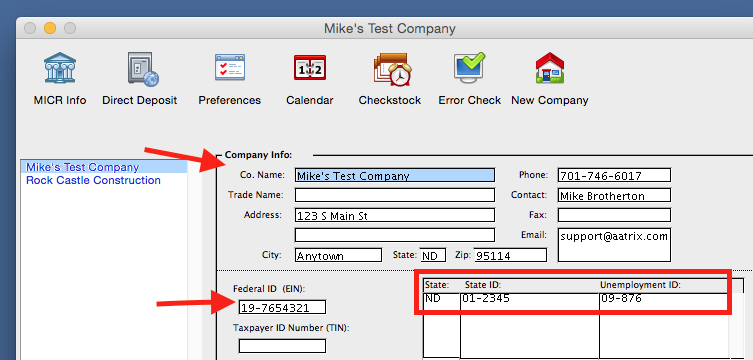 FAQ: How do I correct the error, 'My Company Information is Invalid'