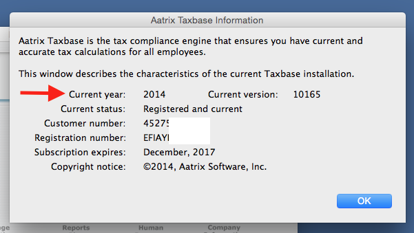 Read on how to verify tax tables if they have been installed.