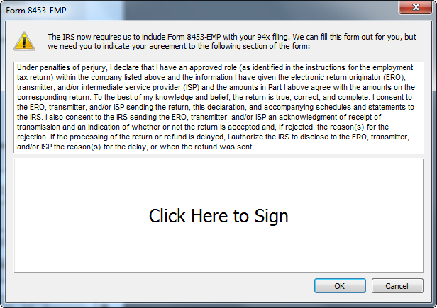 About 94X Series Signatures - Form 8453-EMP