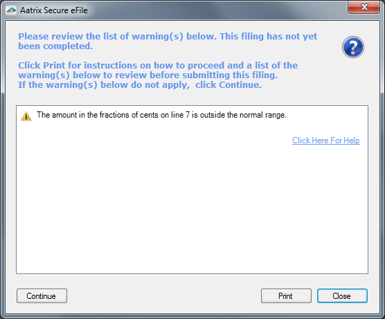 eFile Form Validation