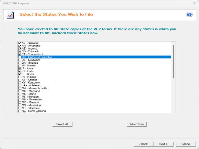 Learn how to eFile to multiple states