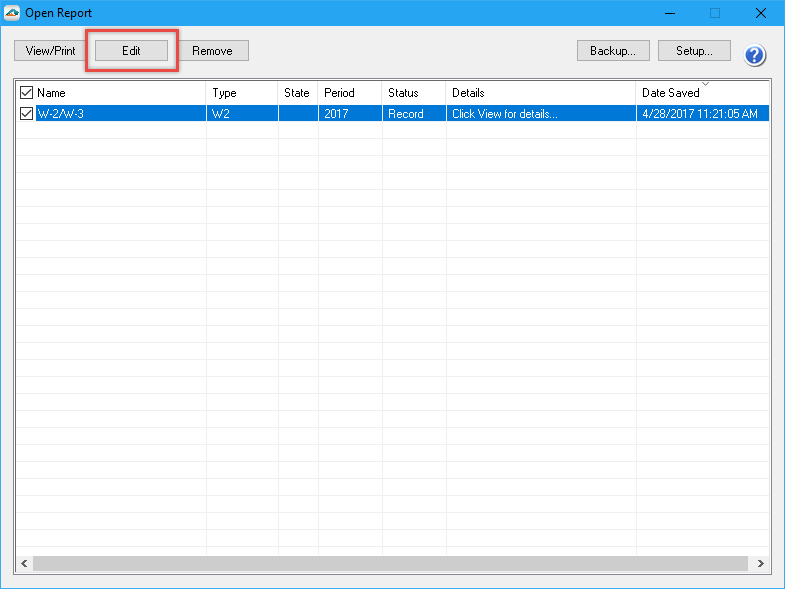 Learn how to reprint W-2/1099 copies.