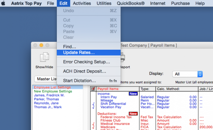 Learn how to update your State Unemployment Rate for the year even after paychecks have already been processed.